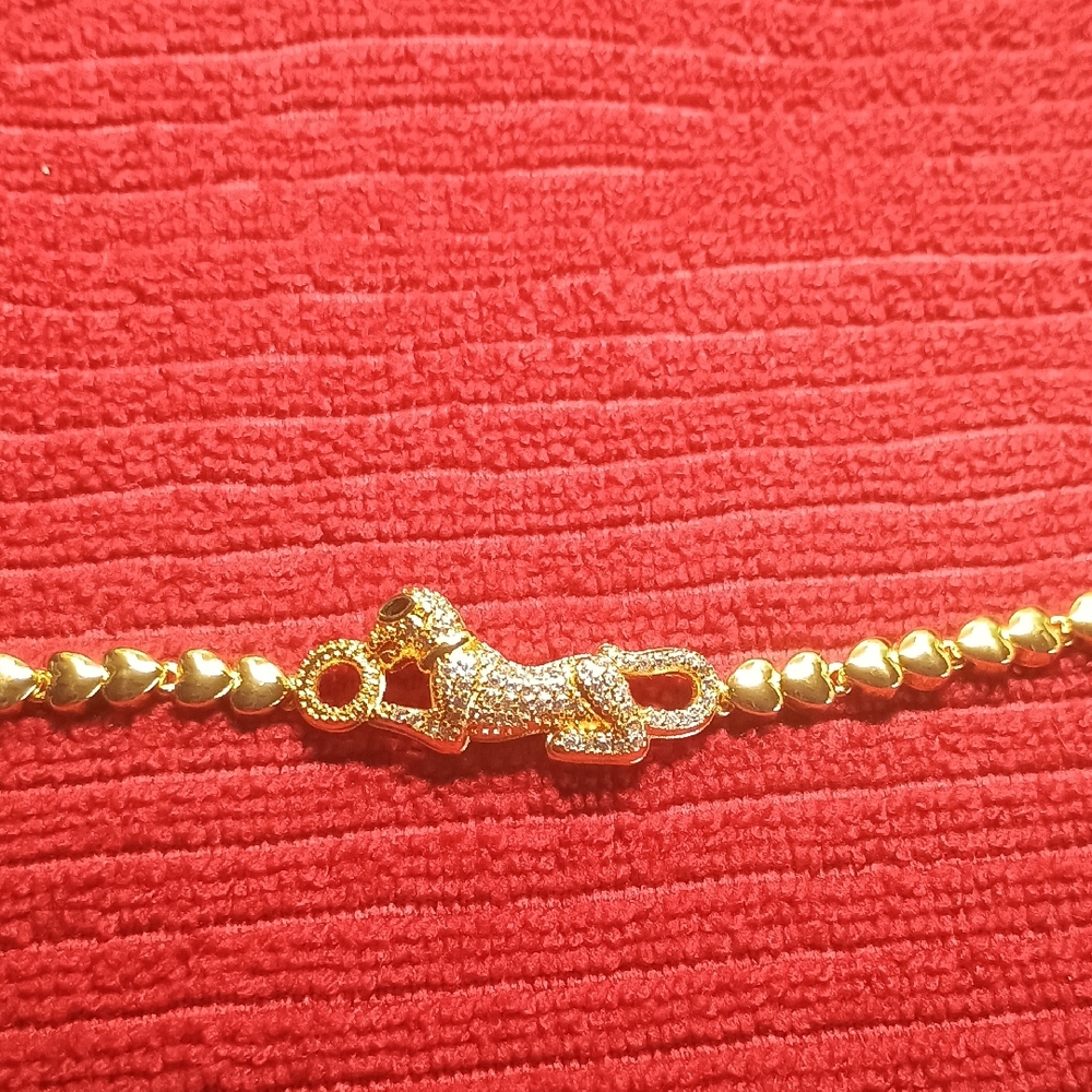 Gold Panther Bracelet